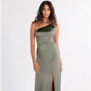 Jenny Yoo Bridesmaid Dress “Jensen” Moss size 4